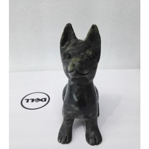 Natural jade dog ornaments