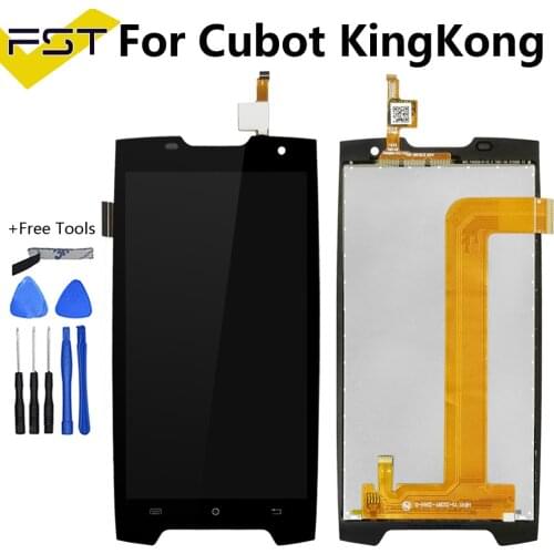 For Cubot KingKong LCD Display with Touch Screen Digitizer Assembly For Cubot King Kong LCD Sensor Phone Accessories+Tools