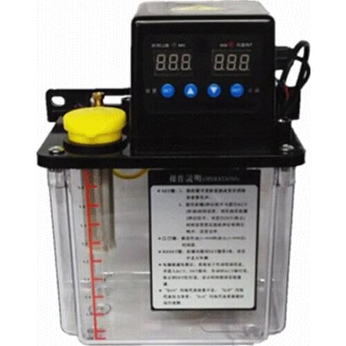 1.5L Liter 220VAC/110VAC Electric Automatic Lubrication Pump,Automatic Oil Pump for mill,punch,grinder,drill,CNC machine tool