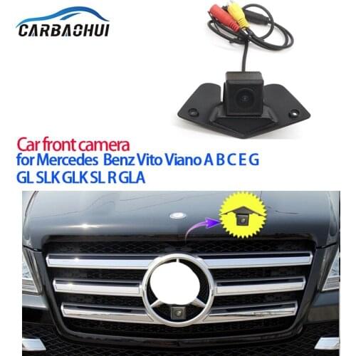 High quality CCD Car Front Logo Mark Camera for Benz Mercedes Vito Viano A B C E G GL SLK GLK SL R GLA Car Special Front HD Came