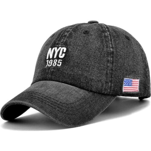 Korean Trend smooth denim baseball cap cap cap cap