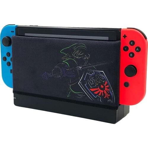Nintend Switch Dock Cover Sleeve Dock Sock Decal Soft Suede Anti-scratch Protection Accessories for Nintendos Switch Dock