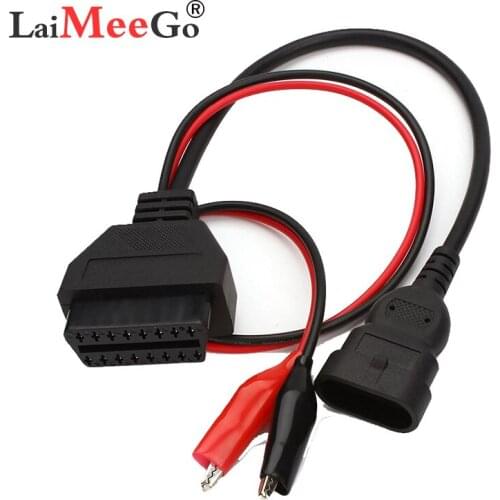 For Fiat 3pin Lancia FOR Alfa Romeo 3 pin OBD2 OBD 16 pin tool adapter cable