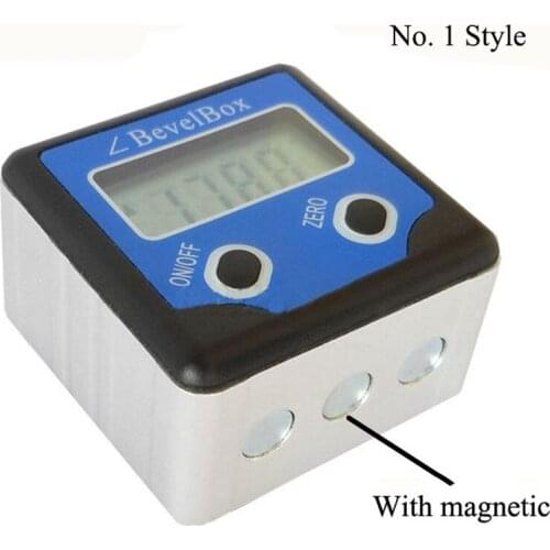 Electronic Level Protractor With Magnetic Digital Display Level Inclinometer Box Digital Protractor Angle Ruler Measuring Tools