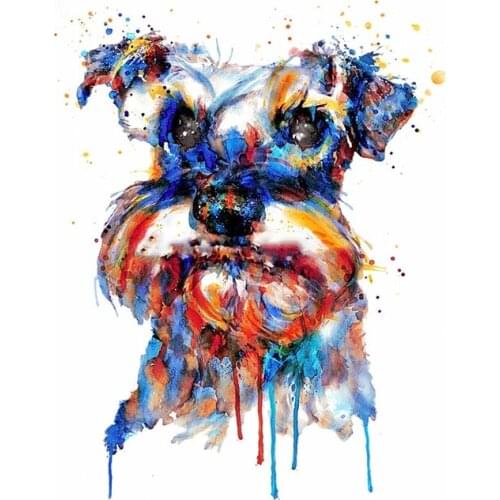 Photos custom make your Art diamond painting,schnauzer puzzle Full,5d diamond Embroidery,square round Rhinestone,Mosaic,Cross
