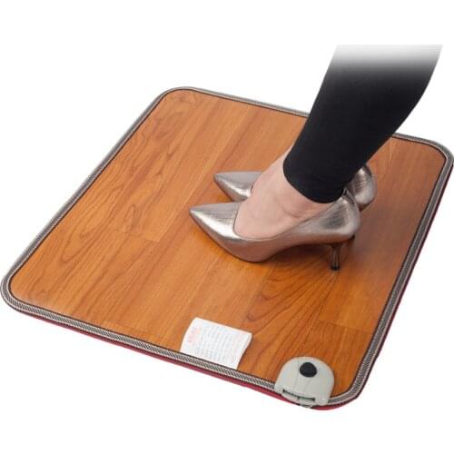 Feet Warmer Heated Foot Mat Electric Foot Warmers Thermostat Warmer Office Winter Warm Heating Pad Switch Waterproof Heating Mat