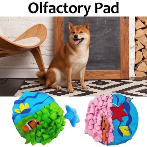 Hot Pet Dog Snuffle Mat Nose Smell Training Sniffing Pad Dog Puzzle Toy Slow Feeding Bowl Food Dispenser Carpet Washable 3 Sizes