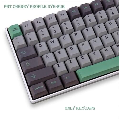 PBT Keycap 129 Keys Cherry Profile DYE-SUB Personalized Binary Keycaps For Mechanical Keyboard Anne Pro 2/GK61