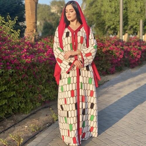 Bangladesh Muslim Hijab Abayas Women Dubai Caftan Robe Plus Size Boubou Woman Jalabiya Turkish Dresses African Print Gown Islam