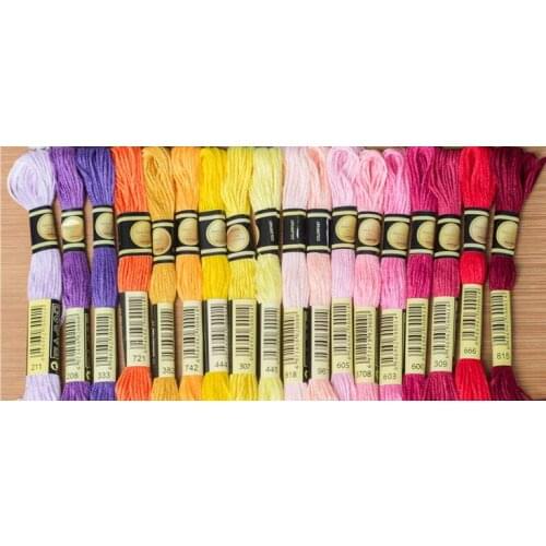 CXC Threads Two labels rose to me 10 pieces cross stitch threads cross stitch embroidery thread Custom threads colors 03