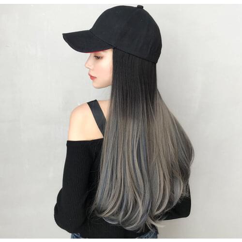 New 2020 Hot Sale Womens Micro-roll Wig Casual Hat Fashion Shade Sun Hat Casual Hat Golf Hat Bicycle Hat Outdoor Equipment