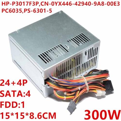 New PSU For HP Vostro 200 220 230 260 A100 A180 Power Supply HP-P3017F3P PS-5301-08 PC6035 PS-6301-5 ATX0300D5WB DPS-300AB-24 A