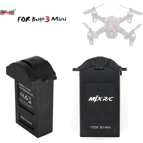 Original MJX Bugs3 Mini B3mini Battery 7.4v 850mah Lipo Battery For RC Quadcopter MJX Bugs3 Drone Accessories Parts