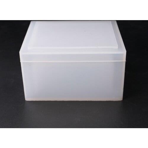 Crystal Epoxy Mould DIY Tissue Box Daily Necessities Tissues Case Silicone Mold Dried Flower Resin Decorative DIY Hand Crafts