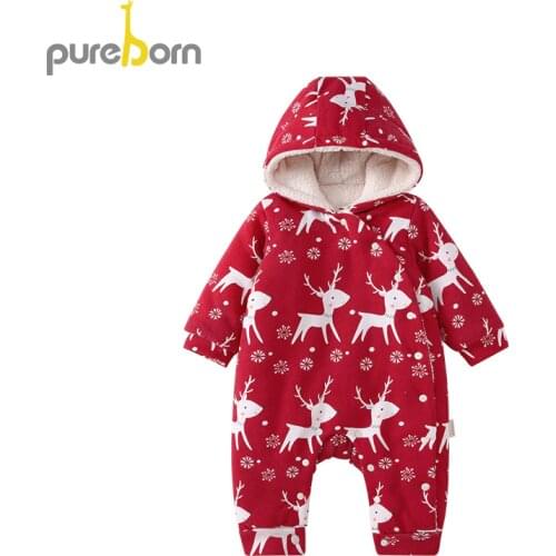Зимние комбинезоны детские Pureborn China At AliExpress