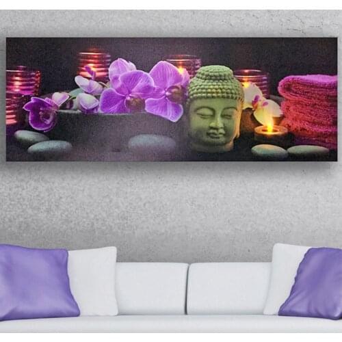 Buddha Statue Stone Flower DIY diamond painting cross stitch full mosaic diamond embroidery square round 5D handmade F14