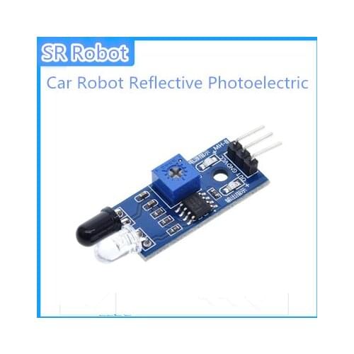 10pcsSmart Car Robot Reflective Photoelectric 3pin IR Infrared Obstacle Avoidance Sensor Module For Arduino Diy Kit Car Chassis