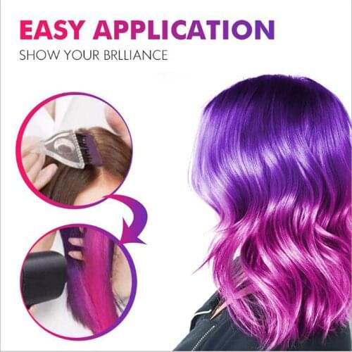 Thermochromic Color Changing Wonder Dye Mermaid Hair Dye Gray Hair Color Cream Thermo Sensing Shade Shifting Hair Color Wax