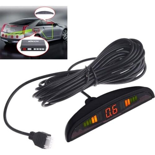 Parking Assistantance Assist Car Parking Sensor Auto LED Car dvr radar detector Car Parking Reverse Backup Radar with 4 Sensors