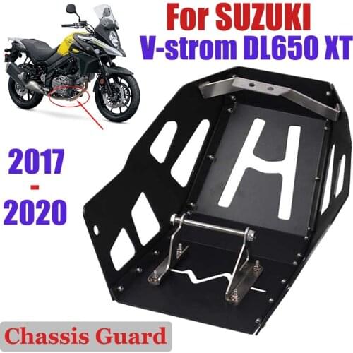 For SUZUKI V-strom 650XT Vstrom DL 650 XT DL650XT 2017-2020 Motorcycle Engine Guard Chassis Protection Cover Base Skid Plate