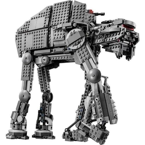 10908 Star Series First Order Heavy Assault Walker Building Blocks with Figures Bricks Compatible 75189 DIY Toys