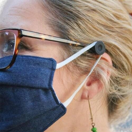 2PCS Buttons Mask Holder For Glasses Relieve The Pain Caused By Wearing A Mask Adjustable Face Masks Clips Accessories