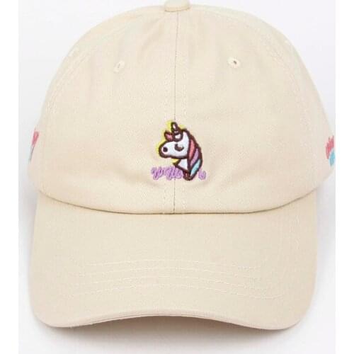Rainbow Unicorn Embroidery Womens Baseball Cap Snapback Hip Hop Caps Mens Cap Autumn Trucker Cap Outdoor Hats Streetwear Bone