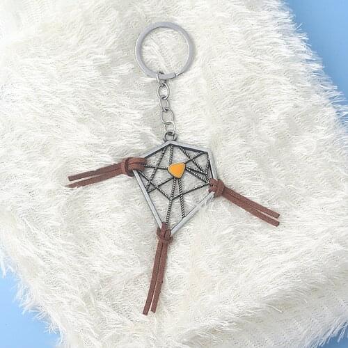 New Game Death Stranding Dreamcatcher Model Keychain Sam Porter Bridges Key Chain Keyring For Men Kids Cosplay Souvenir Gift