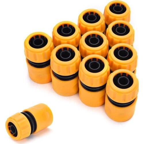 New ABS Garden Quick Hose Connector 60mm 1/2” End Double Male Hose Coupling Joint Adapter Extender Set For Hose Pipe Tube