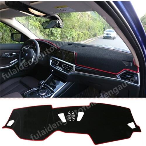 For BMW 3 Series G20 2019-2020 Interior Car Dashboard Dash Mat Non-Slip Sun Cover Pad Mat car styling accessories