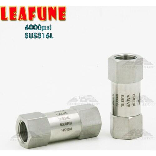 Import SUS316L stainless steel 6000PSI high pressure CV-3/4"F series internal check valve check valve