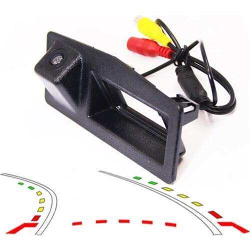Dynamic Trajectory Tracks car Rear View Parking camera for Cadillac ATS-L 2014 2015 2016 Trunk Handle Reverse Backup camera