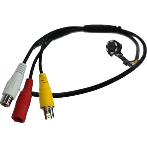 DIY AHD mini camera 720p 1080P 65 degree angel lens WITH MIC. CCTV camera button 1/4 HD sensor ahd camera 6 LED night vision