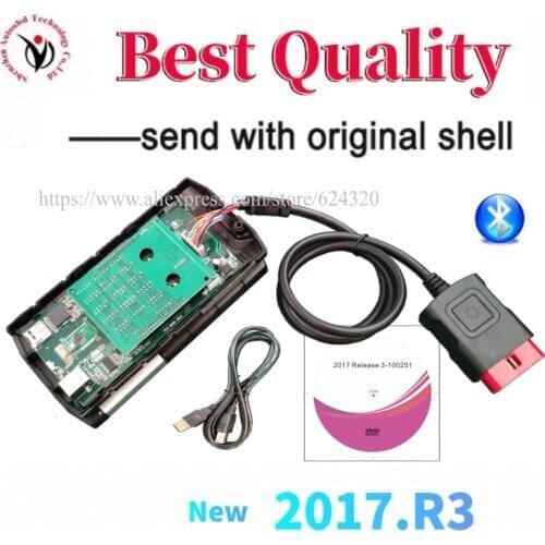 2021 Best New 2017.R3 keygen Bluetooth new vci vd tcs cdp vd ds150e cdp for delphis car&trucks OBD2 diagnostic tool free Ship