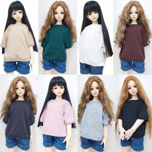 New Arrival 1/3 1/4 1/6 BJD SD Doll Clothes Doll Lovey For Toys BJD Doll Include T-shirt+Pants