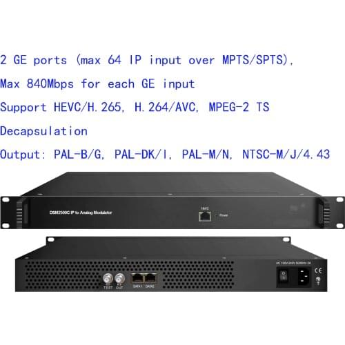 IP to anlog RF modulator, IP to 32 programs PAL modulator, IP to 32 channels NTSC modulator, 32 adjacent or non-adjacent carrier
