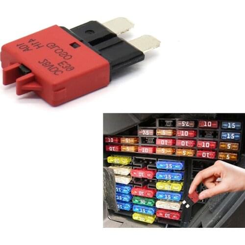 Circuit Breaker Blade Fuse 12V 24V Resettable 5-30A Marine Rally ATC Circuit Breakers