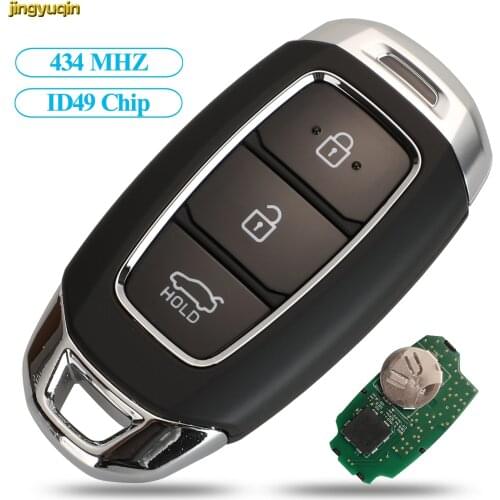 Jingyuqin Remote Smart Car Key Control 434Mhz ID49 For Hyundai Elantra 2017 2018 2019 Genuine Parts Keyless-Go 95440-J4000