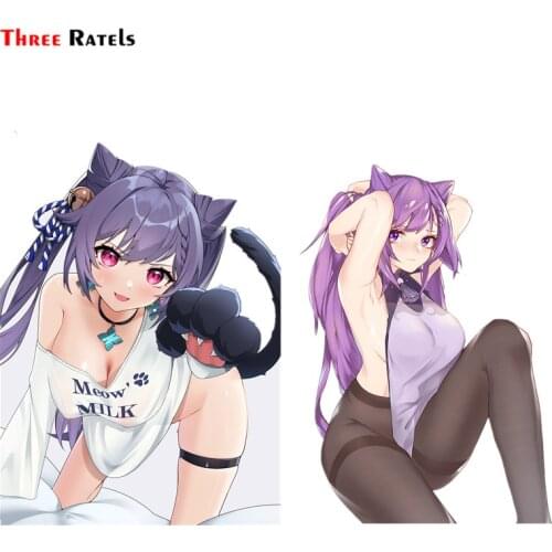 Three Ratels F630 Keqing Genshin Impact Car Vinyl Sticker Laptop Decal