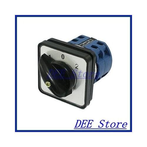 440VAC 240VAC 8 Screw Terminals on-off-on Rotary Combination Switch Kegsk