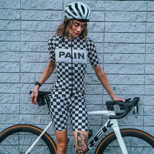 Love The Pain Cycling Jersey Women Bicycle Bib Set Pro Road Bike Clothes Suit Summer MTB Cycle Uniform Bike Dress Kit Ciclismo