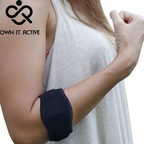 1PCS Adjustable Basketball Badminton Tennis Golf Elbow Support Golfers Strap Elbow Pads EVA Compression Pad