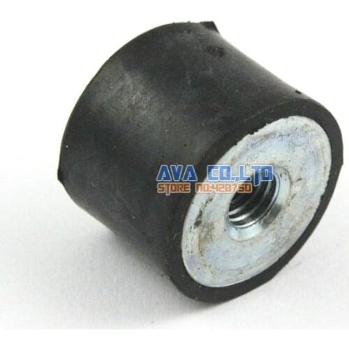 10 Pieces 20*15mm M6 Female - Female Rubber Anti Vibration Mount Bobbin Isolator