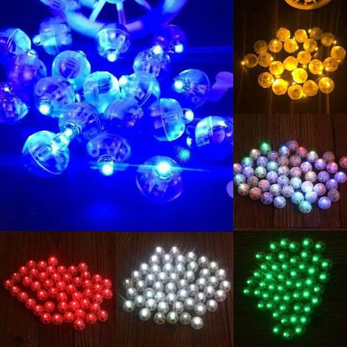 10pcs LED Colorful Flicker Small Ball Light Sparkling Lamp Party Wedding Decor