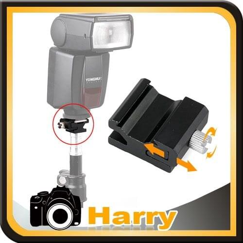 2pcs Brand NEW Camera Hot Shoe Flash Stand Adapter With 1/4"-20 Tripod Screw camera number