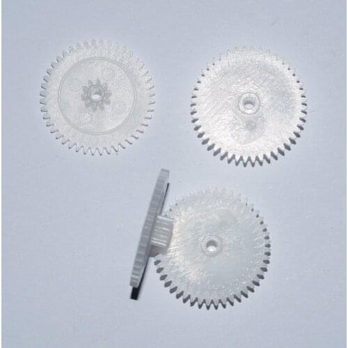 30pcs 44+10teeth 2hole OD 23mm double plastic gears/motor reduction gear/diy toy pars technology model rc car44102