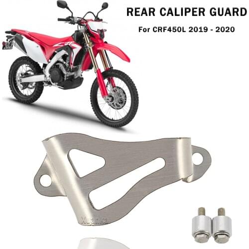 Motorcycle Accessories Rear Brake Caliper Guard Cover protector Protection Fit For HONDA CRF450L CRF 450 L CRF 450L 2019 - 2020