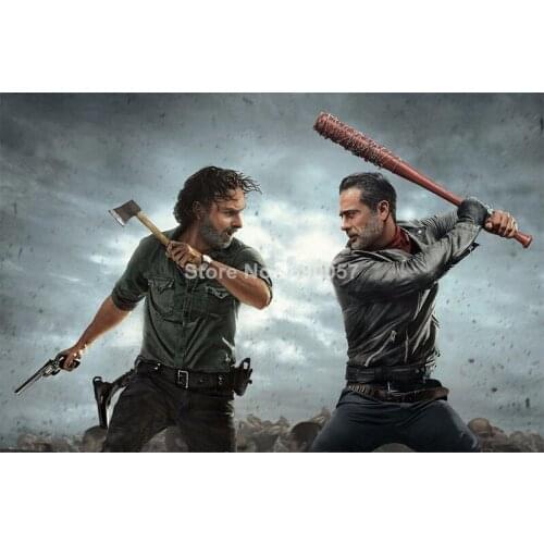 5d DIY Full Square/Round Diamond Painting Cross Stitch People The Walking Dead Diamond Embroidery Home Decor Gift