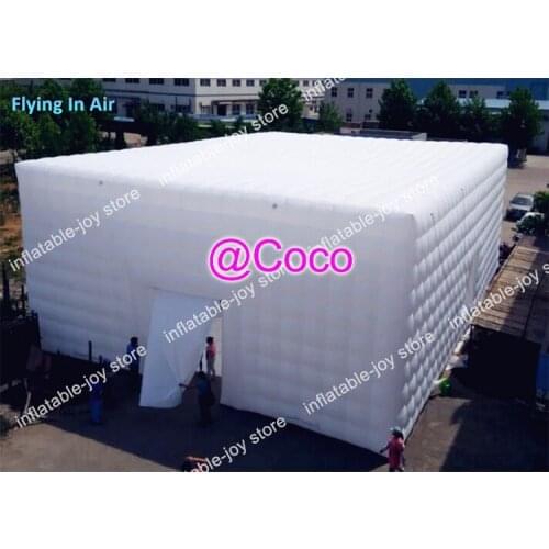 Free air ship to door!6*6*4m Strong Oxford Inflatable Cube Tent Square Inflatable Party Tent with Free Blower