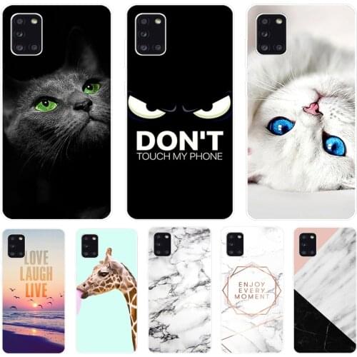 Case For Samsung Galaxy A31 Case For Samsung A31 A 31 SM-A315F 6.4" Phone Cover Silicon Soft TPU Coque Bumper full Protective